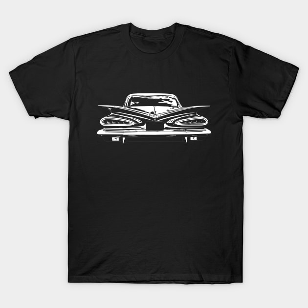 1959 Chevy T-Shirt by GrizzlyVisionStudio